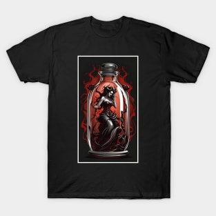 Demon Queen Trapped in Bottle T-Shirt